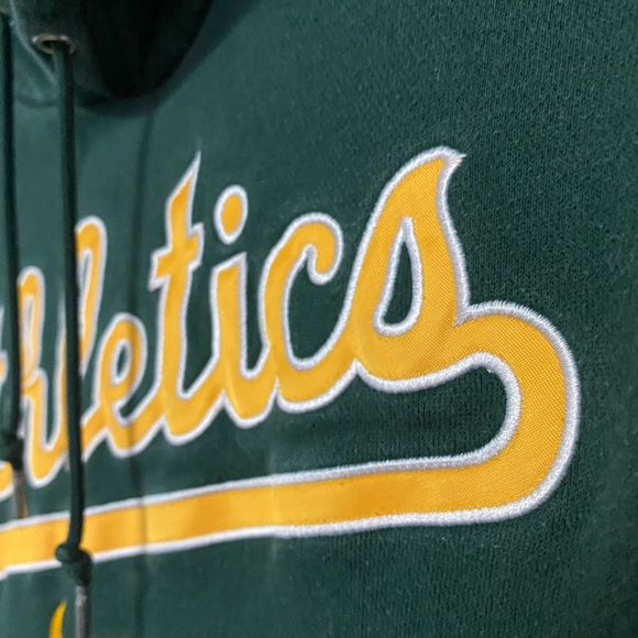 Oakland Athletics A’s Green Nike hoodie XXL Baseball MLB sports - Picture 3 of 6